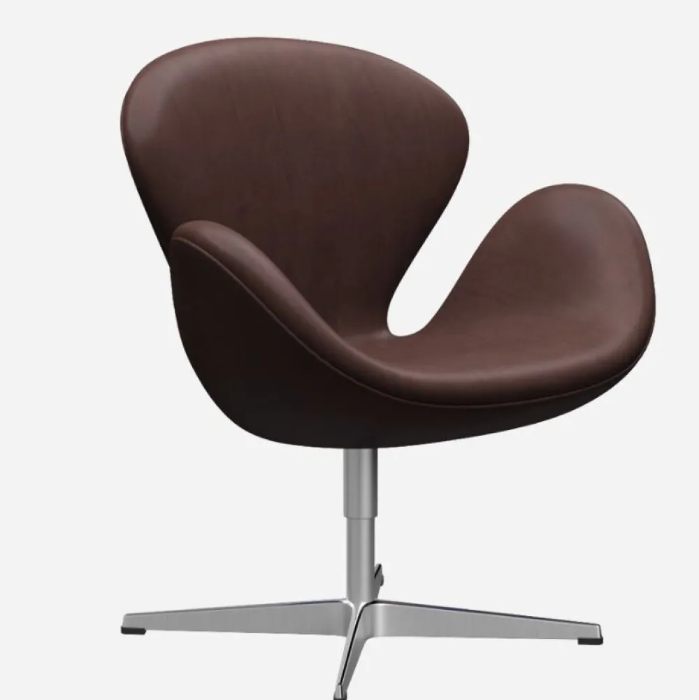 Fritz Hansen 3320 Svanen Embrace Læder^ Stue|Stole