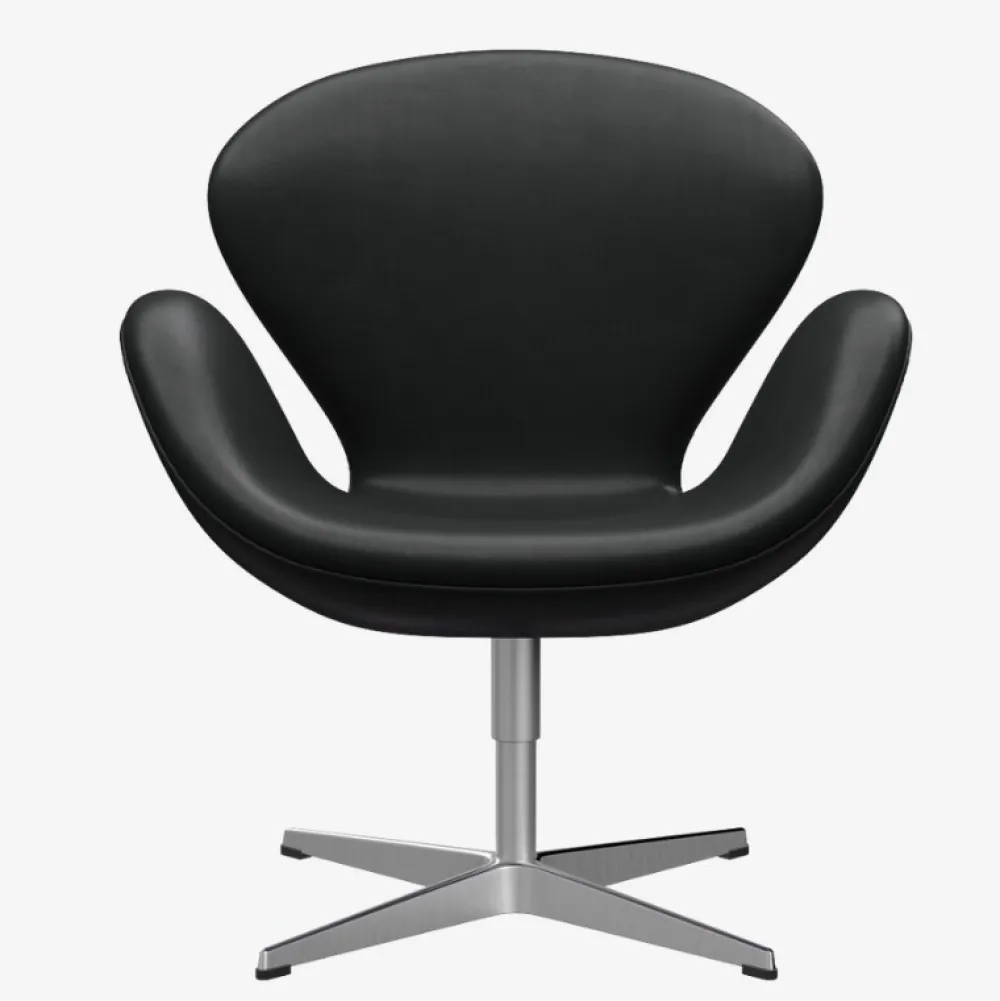 Fritz Hansen 3320 Svanen Grace Læder^ Stue|Stole
