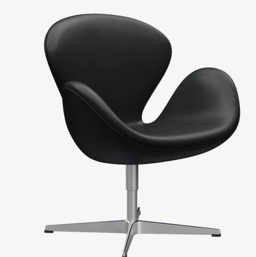 Fritz Hansen 3320 Svanen Grace Læder^ Stue|Stole
