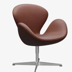 Fritz Hansen 3320 Svanen Grace Læder^ Stue|Stole