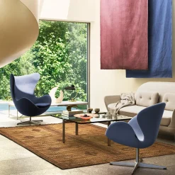 Fritz Hansen 3320 Svanen Loungestol Stof^ Stole