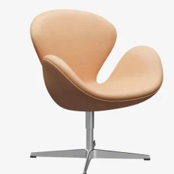 Fritz Hansen 3320 Svanen Natural Læder^ Stue|Stole
