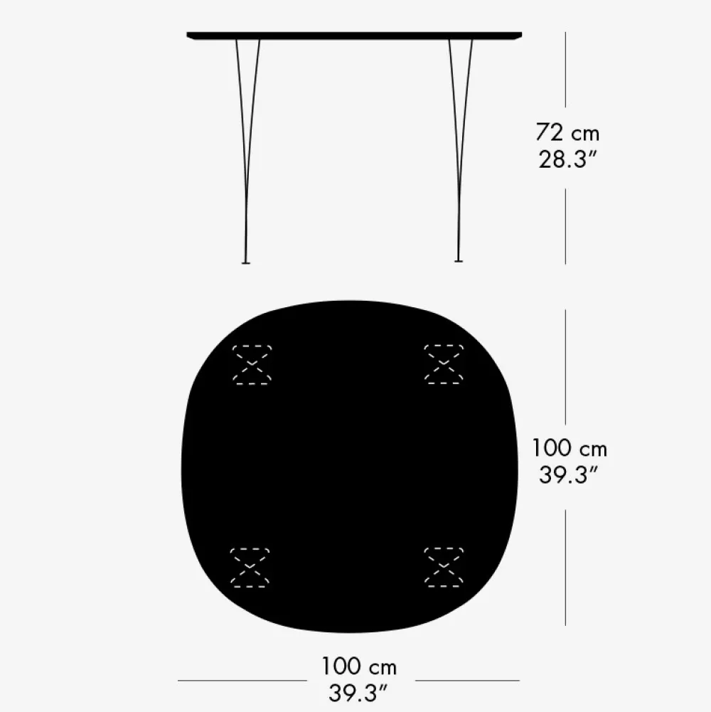 Fritz Hansen B603 Super-Cirkulær Spisebord^ Køkken|Borde