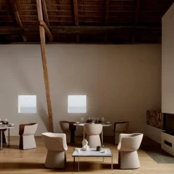 Fritz Hansen CM231 Monolit Lounge Chair Quay 035 / Natur Læder^ Stue|Stole