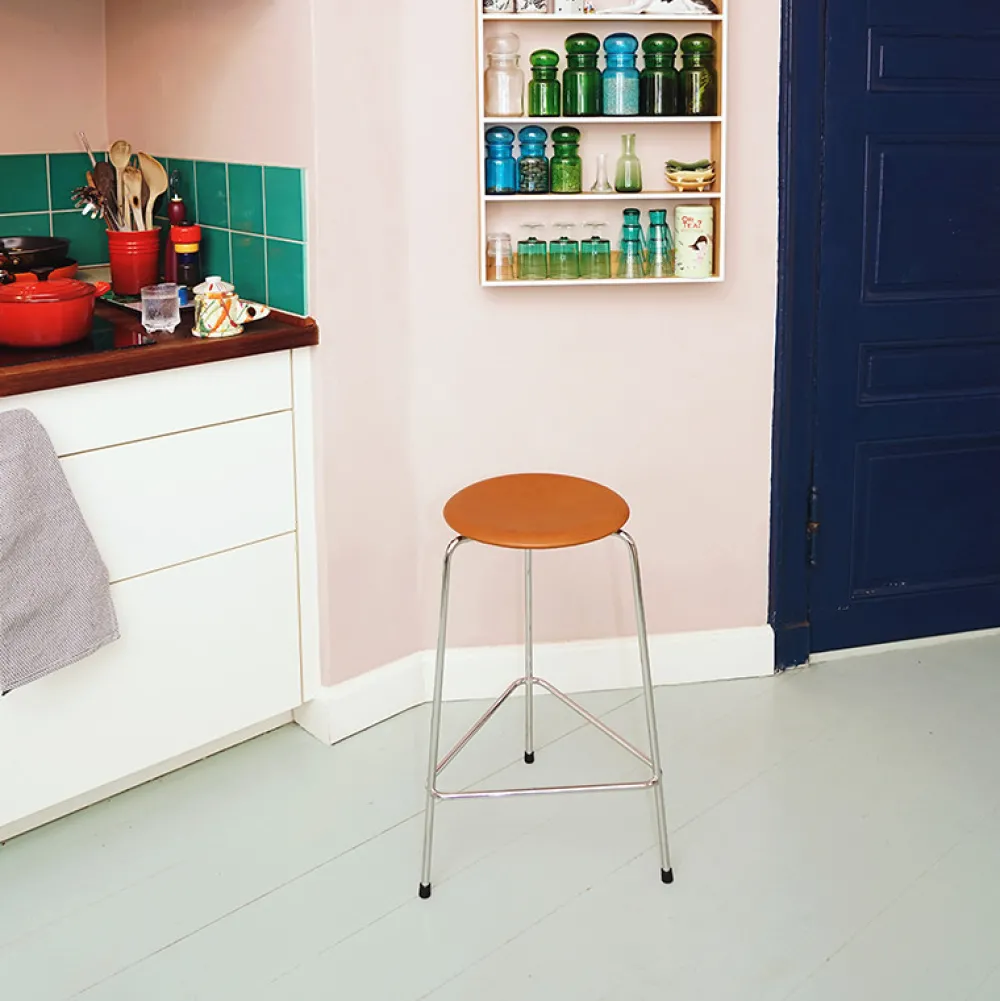 Fritz Hansen M3170 High Dot Wild Leather Walnut^ Køkken|Stole