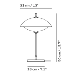 Fritz Hansen Musling Bordlampe^ Bordlamper|Stue