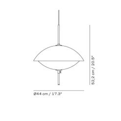 Fritz Hansen Musling Pendel Ø440^ Pendler|Stue