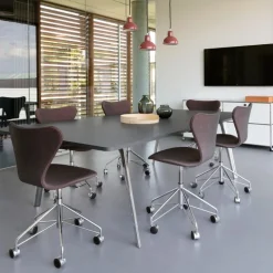 Fritz Hansen Serie 7 Drejestol Fuldpolstret Stof^ Kontor|Stole
