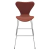 Fritz Hansen Serie 7 Høj Barstol Fuldpolstret Læder^ Køkken|Stole