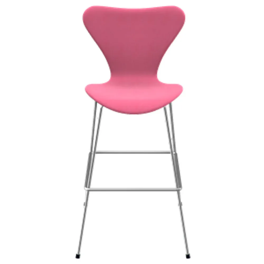 Fritz Hansen Serie 7 Lav Barstol Fuldpolstret Stof^ Køkken|Stole