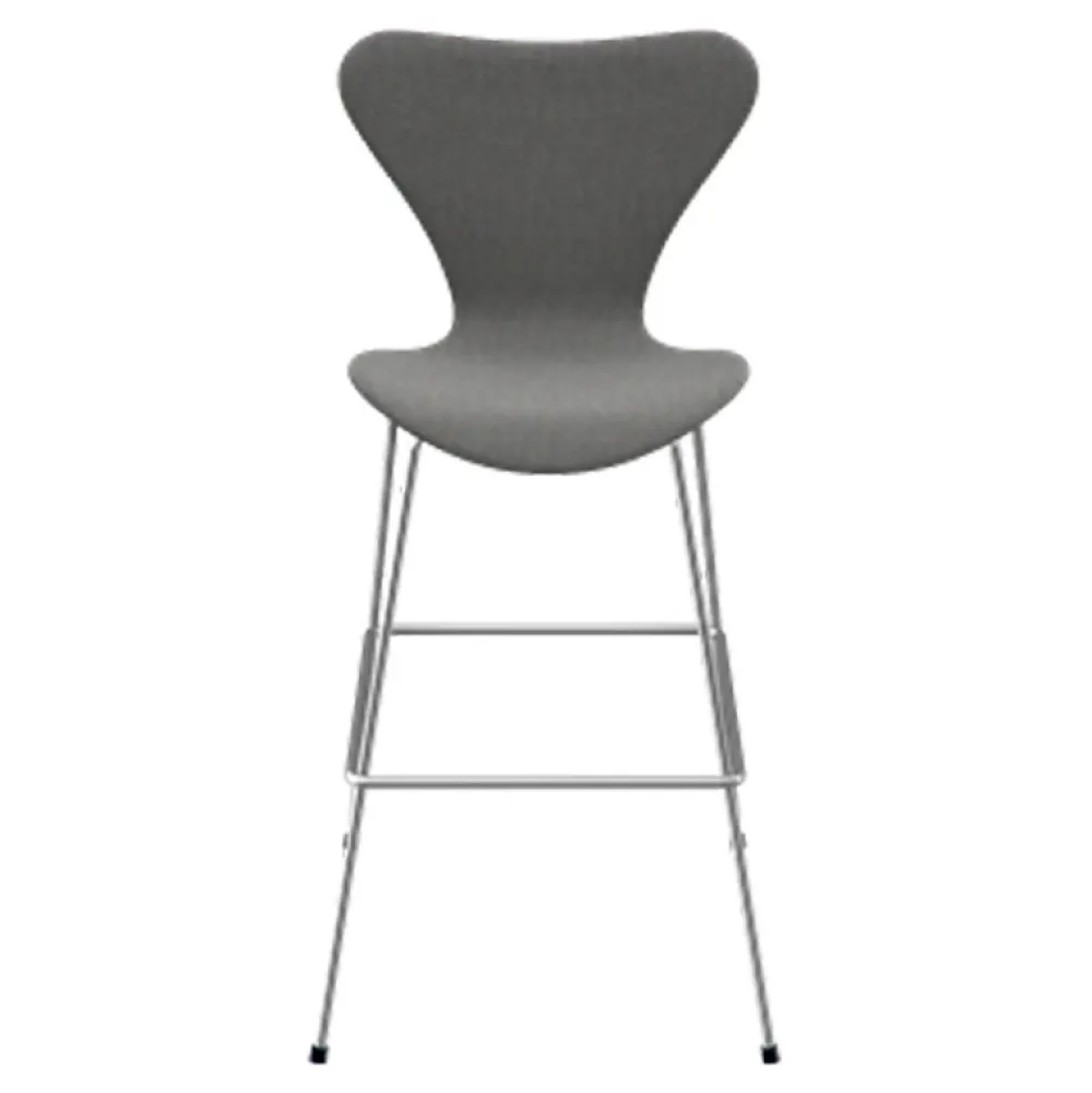 Fritz Hansen Serie 7 Lav Barstol Fuldpolstret Stof^ Køkken|Stole