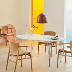 Fritz Hansen Super-Ellipse Bord B617^ Køkken|Borde