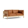 Hay Arbour 2-Pers. Sofa Olieret Eg & Cognac Nevada Læder^ Sofaer|Stue