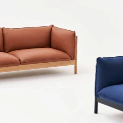 Hay Arbour 2-Pers. Sofa Olieret Eg & Cognac Nevada Læder^ Sofaer|Stue