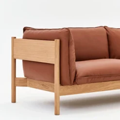 Hay Arbour 2-Pers. Sofa Olieret Eg & Cognac Nevada Læder^ Sofaer|Stue