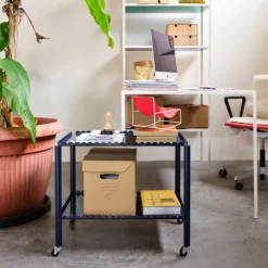 Hay Arcs Trolley Low Steel Blue^ Køkken|Kontor