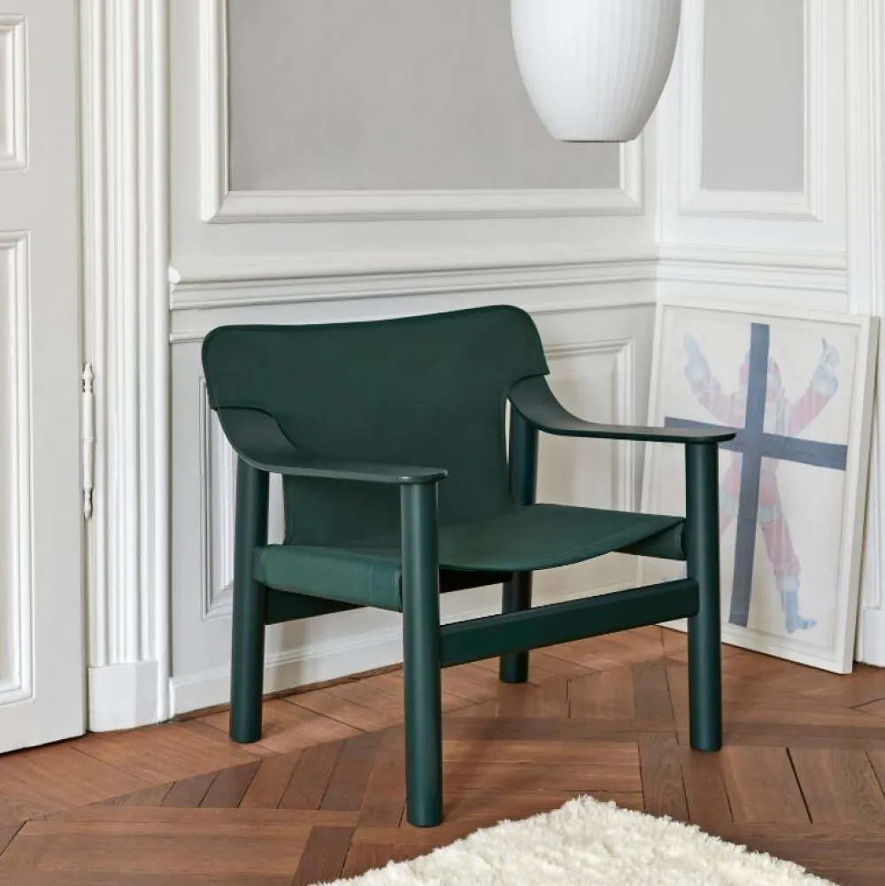 Hay Bernard Loungestol Hunter & Grøn Canvas^ Stole|Stue