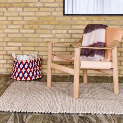 Hay Bernard Loungestol Lakeret Eg & Naturlæder^ Stole|Stue