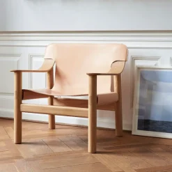 Hay Bernard Loungestol Lakeret Eg & Naturlæder^ Stole|Stue