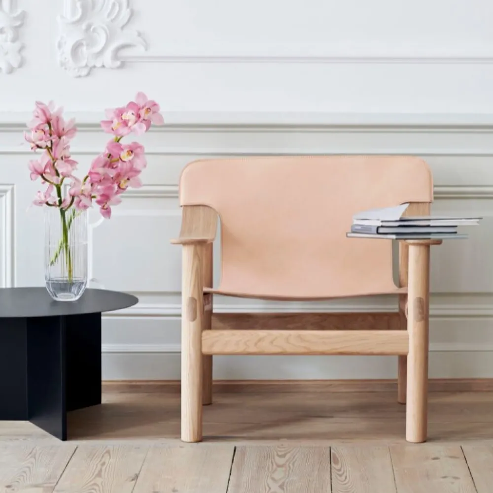 Hay Bernard Loungestol Lakeret Eg & Naturlæder^ Stole|Stue