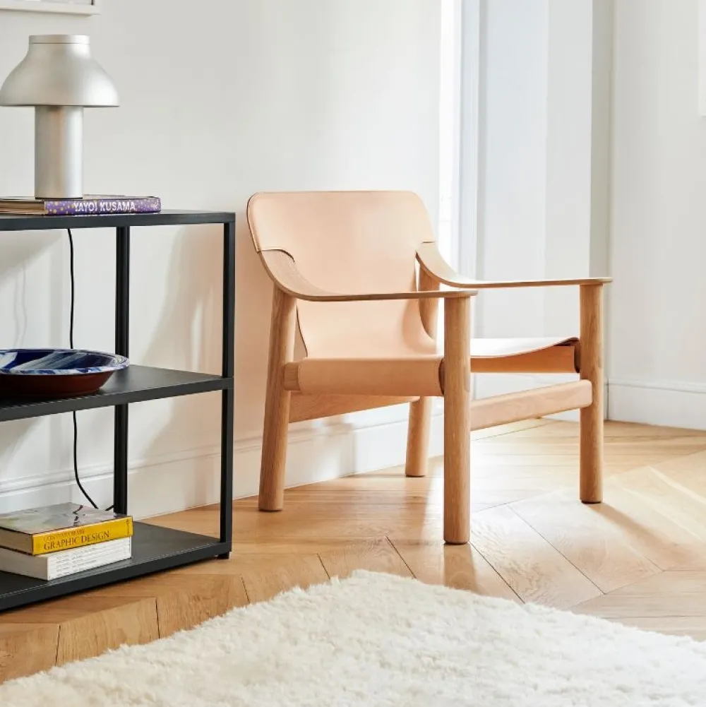 Hay Bernard Loungestol Lakeret Eg & Naturlæder^ Stole|Stue