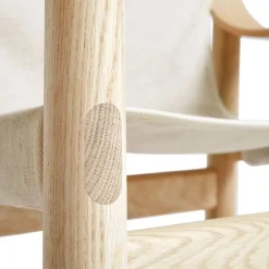 Hay Bernard Loungestol Lakeret Eg & Raw Canvas^ Stole|Stue