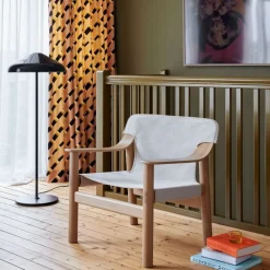 Hay Bernard Loungestol Lakeret Eg & Raw Canvas^ Stole|Stue