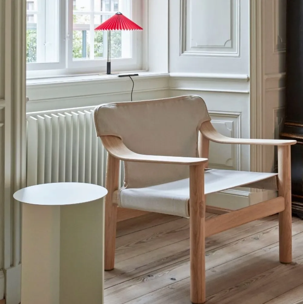 Hay Bernard Loungestol Lakeret Eg & Raw Canvas^ Stole|Stue