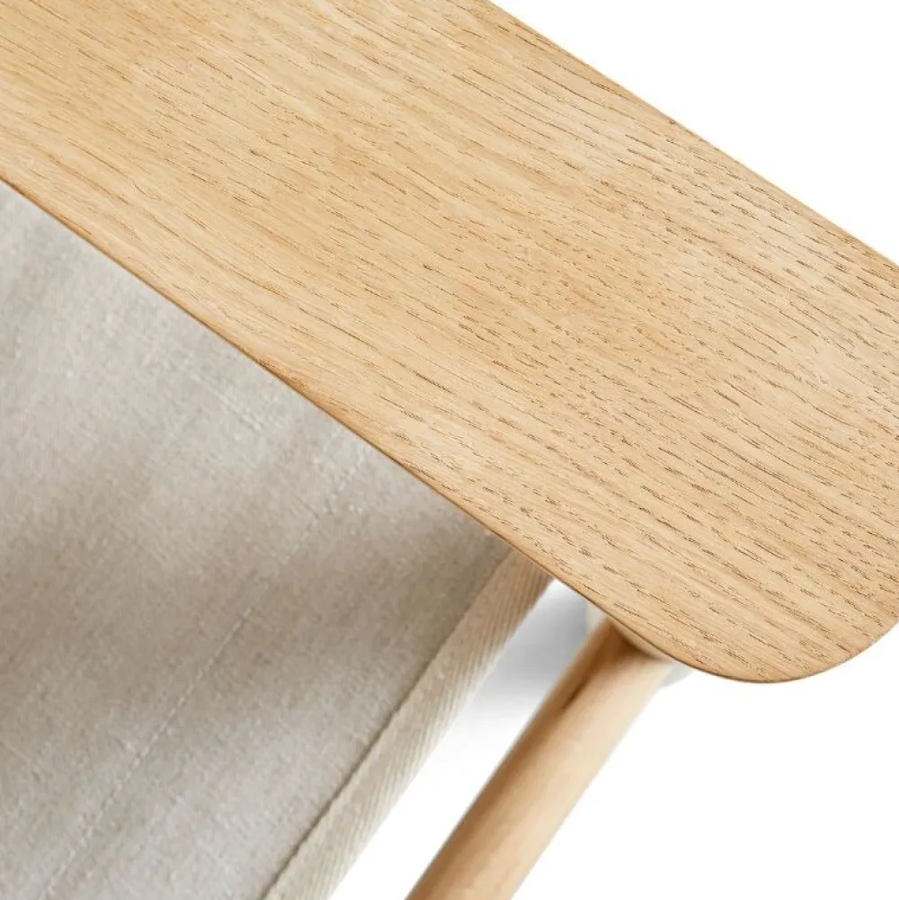 Hay Bernard Loungestol Lakeret Eg & Raw Canvas^ Stole|Stue