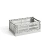 Hay Colour Crate Small Light Grey^ Æsker|Kontor