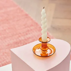 Hay Flare Candleholder Amber^ Stue