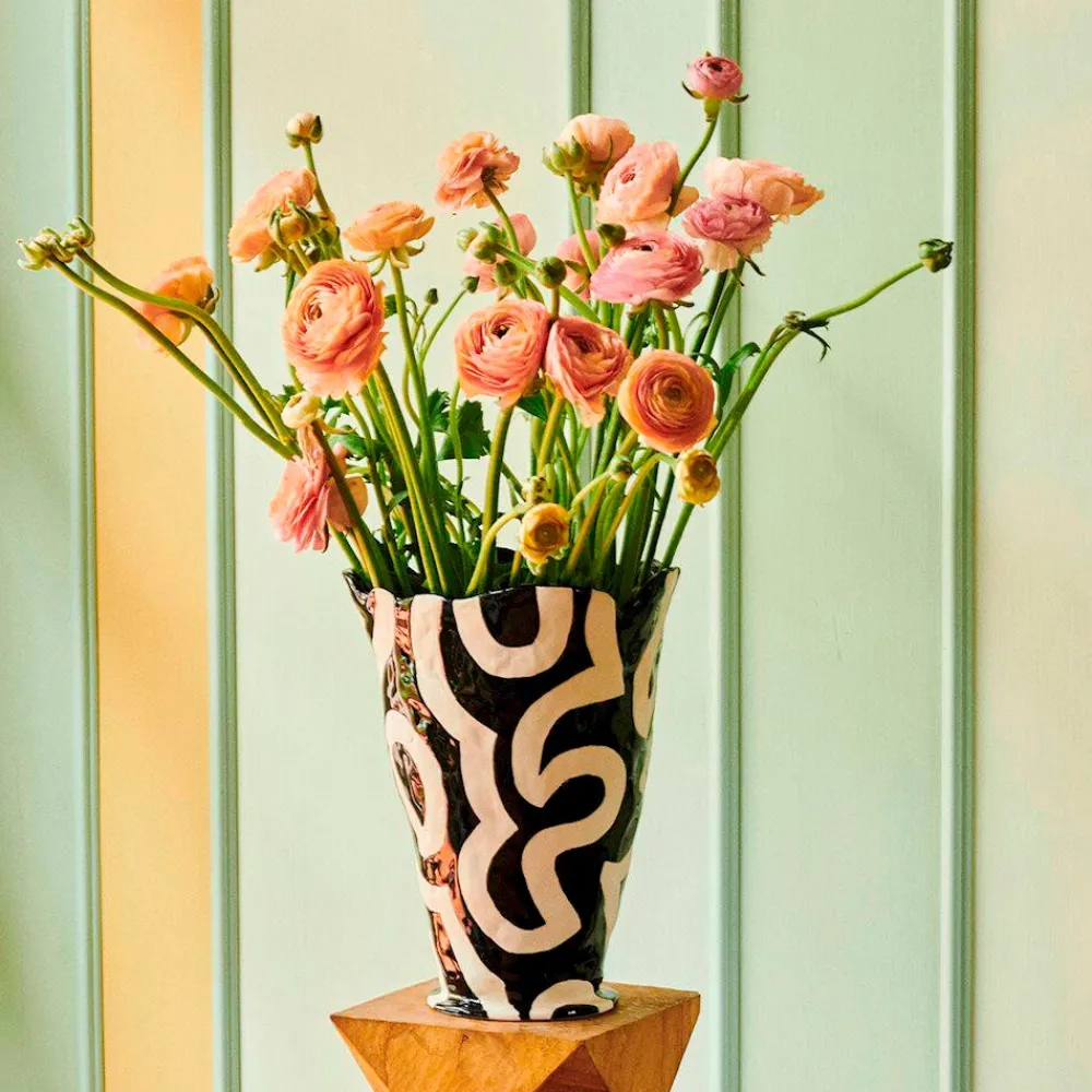 Hay Jessica Hans Shadow Vase White/Black^ Andet Boligtilbehør|Vaser