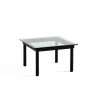 Hay Kofi Sofabord 60 x 60 Sortlakeret Eg & Klar Glas^ Stue|Borde