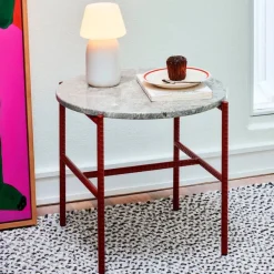 Hay Rebar Sidebord Ø45 Barn Red & Grey^ Stue|Borde