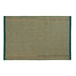 Hay Tapis Mat 60 x 95 Black & Green^ Entré|Tæpper & Måtter