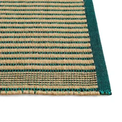 Hay Tapis Mat 60 x 95 Black & Green^ Entré|Tæpper & Måtter