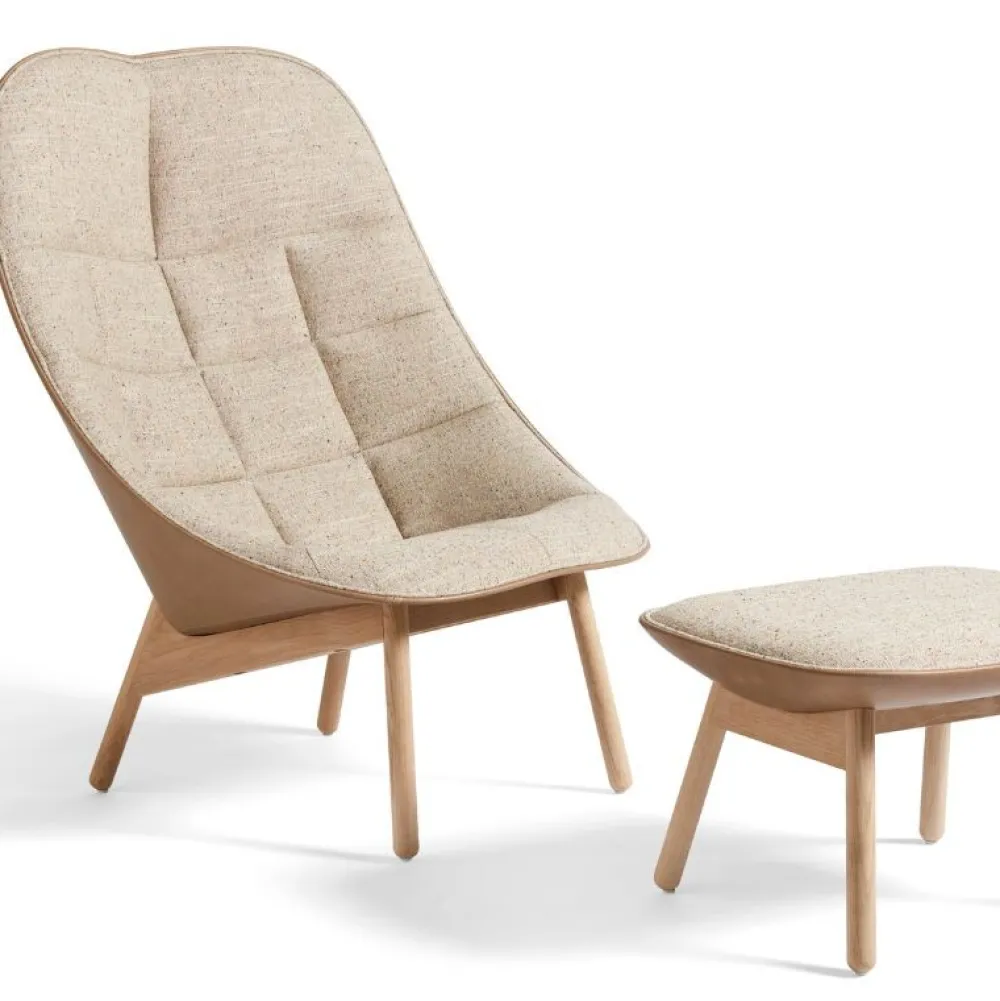 Hay Uchiwa Quilted Loungestol Lakeret Eg & Bolgheri^ Stole|Stue