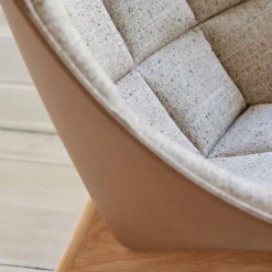 Hay Uchiwa Quilted Loungestol Lakeret Eg & Bolgheri^ Stole|Stue