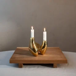 Hein Studio Unity Candleholder Gold^ Andet Boligtilbehør|Lysestager