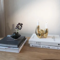 Hein Studio Unity Candleholder Gold^ Andet Boligtilbehør|Lysestager
