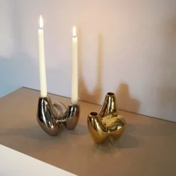 Hein Studio Unity Candleholder Silver^ Andet Boligtilbehør|Lysestager