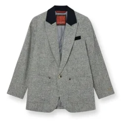 HEYANNO Brave Tweed Blazer Grey Melange^Dame Overdele