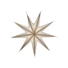 House Doctor 9 Point Star Off-White/Champagne Medium^ Julepynt