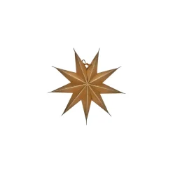 House Doctor 9 Point Star Nature Small^ Julepynt