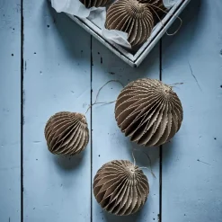 House Doctor Alsta Ornament Brown Large^ Julepynt