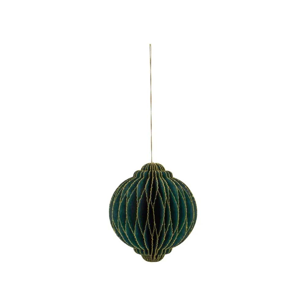 House Doctor Alsta Ornament Green Medium^ Julepynt