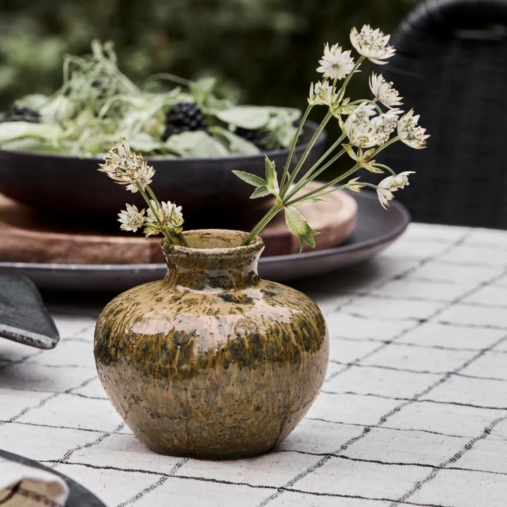 House Doctor Bodi Vase Brown^ Vaser