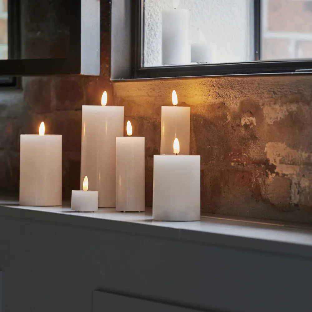 House Doctor Candle LED White Large^ Andet Boligtilbehør