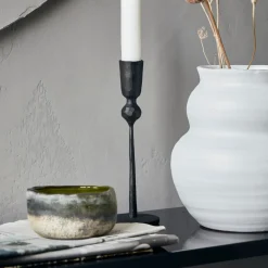 House Doctor Candle Stand Trivo Black Small^ Andet Boligtilbehør|Lysestager