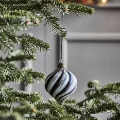 House Doctor Chan Ornament Black/White^ Juletræspynt|Julepynt